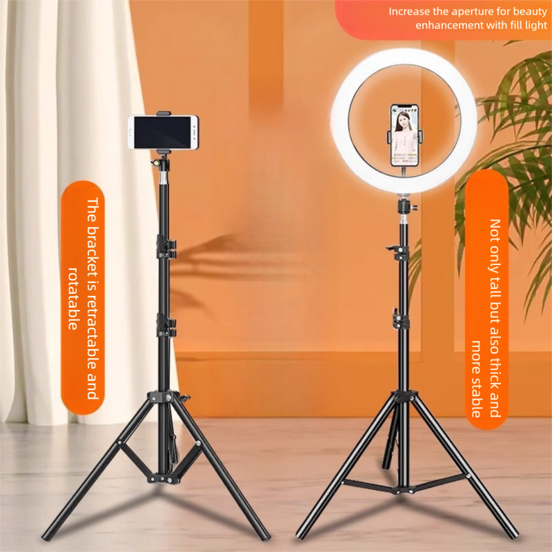 Selfie Stick, supporto da pavimento per fotografia in diretta streaming, treppiede multifunzionale per esterni per telefono_voghion.com