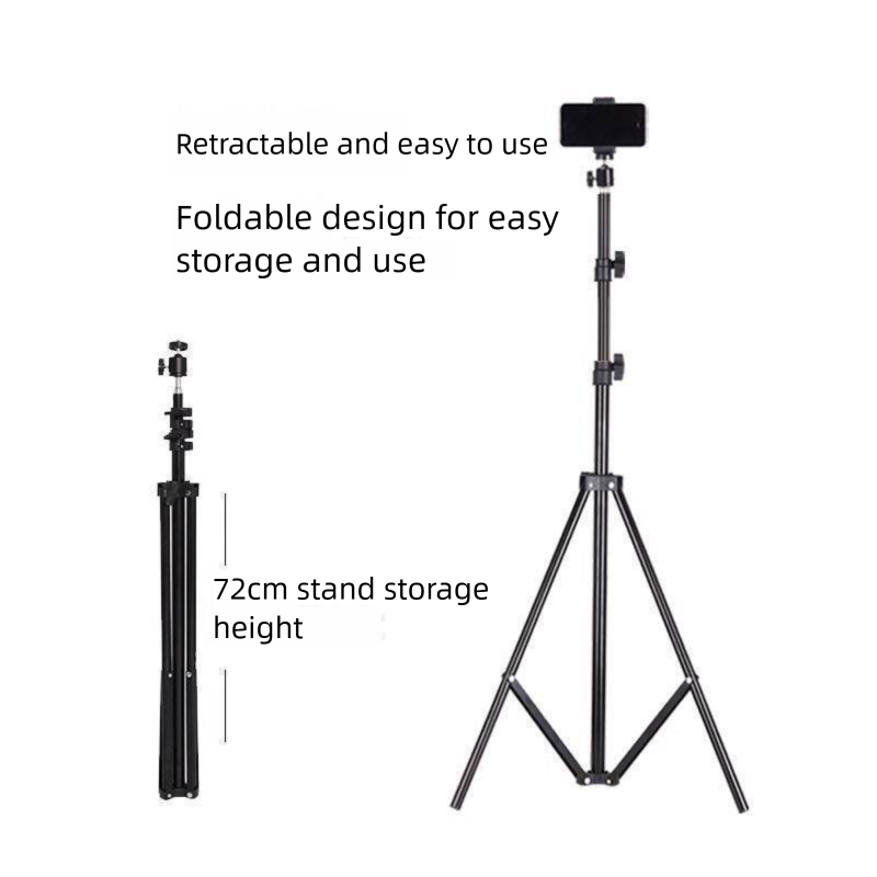 Selfie Stick, supporto da pavimento per fotografia in diretta streaming, treppiede multifunzionale per esterni per telefono_voghion.com