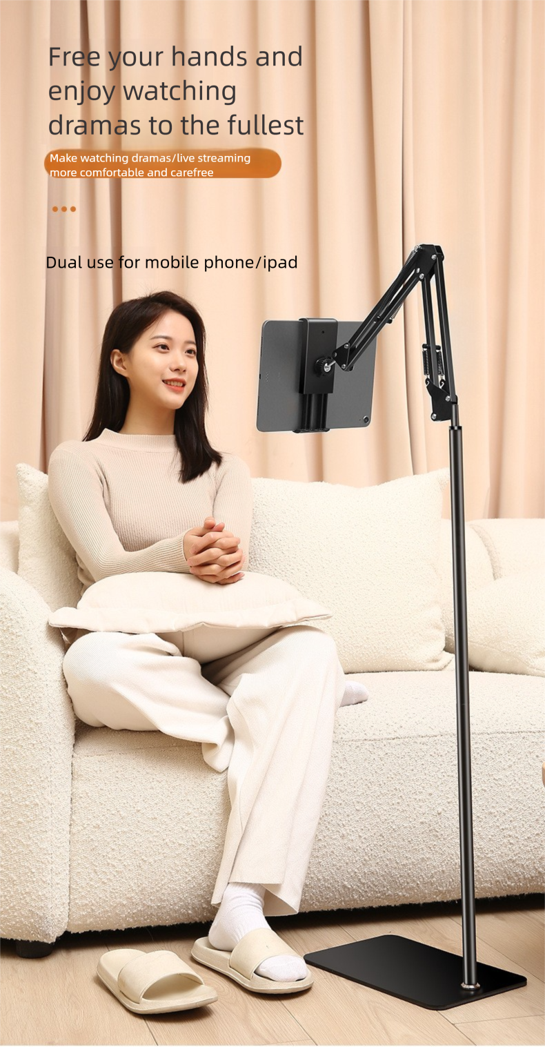 Phone Holder Stand For Live Streaming And Overhead Recording_voghion.com