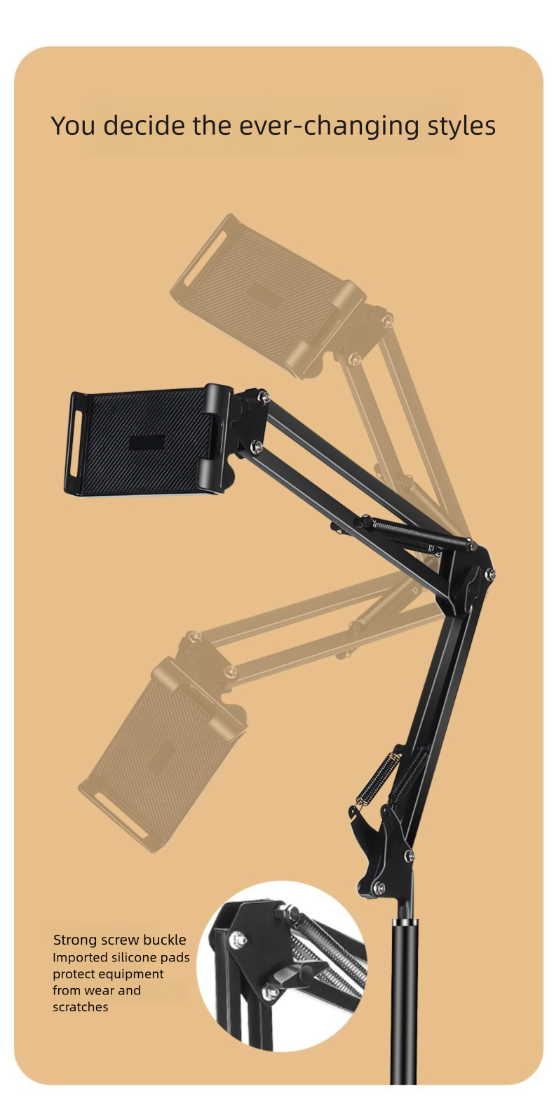 Phone Holder Stand For Live Streaming And Overhead Recording_voghion.com