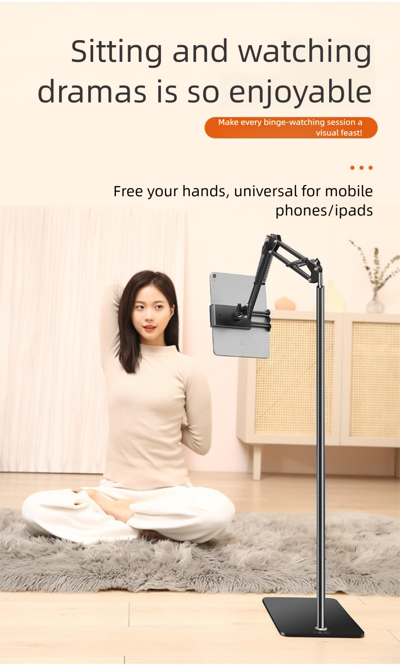 Phone Holder Stand For Live Streaming And Overhead Recording_voghion.com