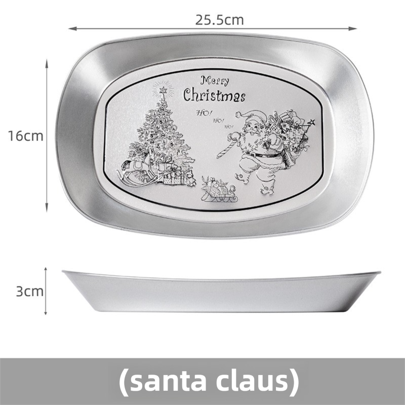 Plato de camping retro de metal para picnic y comidas al aire_voghion.com