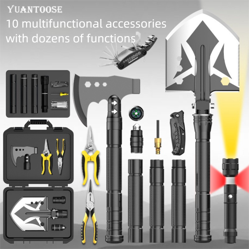 Cross-Border Wholesale And Retail Equipment Multi-Functional Camping Car Tactical Folding Outdoor Survival Engineer_voghion.com