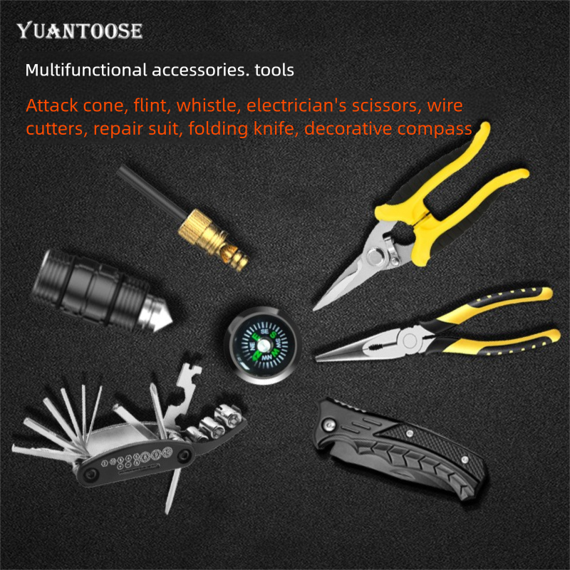 Multi-functional Folding Tactical Camping Stool For Outdoor Survival_voghion.com