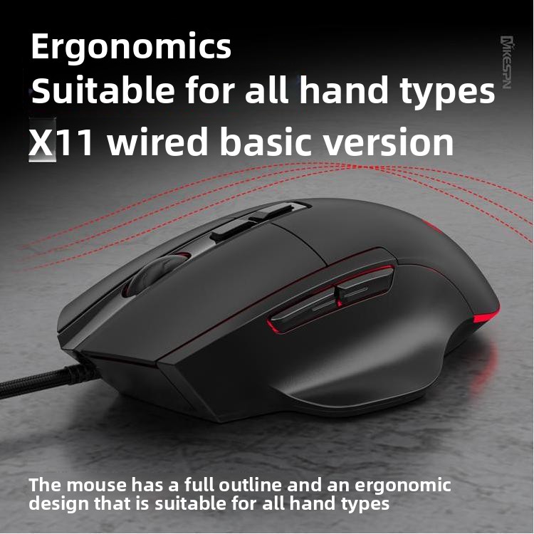 Bluetooth-Gaming-Maus mit drei Modi, USB-C-Ladefunktion, RGB-Beleuchtung und RGB-Beleuchtung (Großhandel)_voghion.com