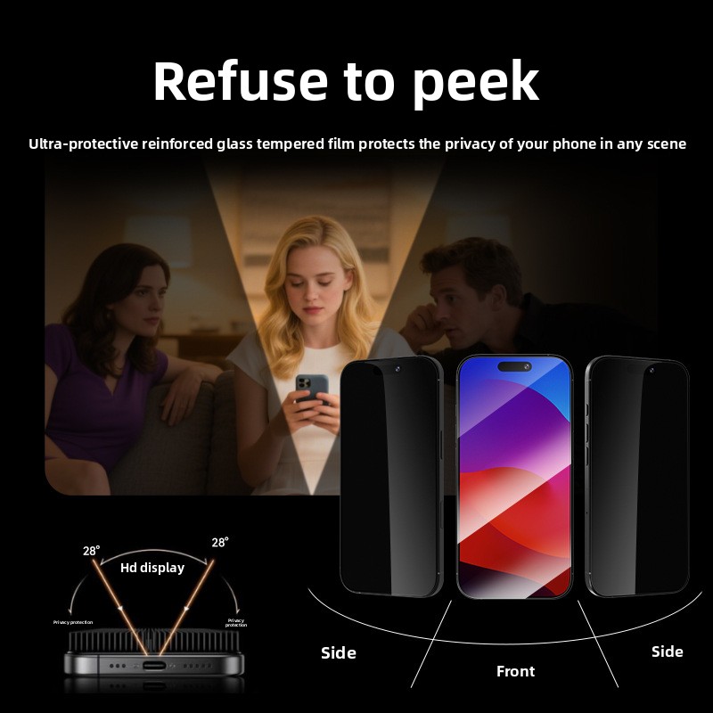 Nadaje się do iPhone'a IPhone 17 Folia ochronna na ekran telefonu komórkowego, antypoślizgowa, bezpyłowa, dostosowana do warunków magazynowych, hartowana_voghion.com