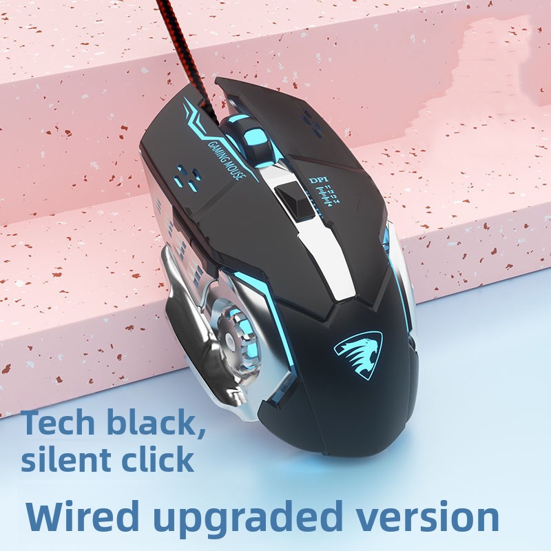 Cross-border Mechanical Tea Switch Feel Headset Set Laptop Wired Keyboard Mouse Gaming_voghion.com