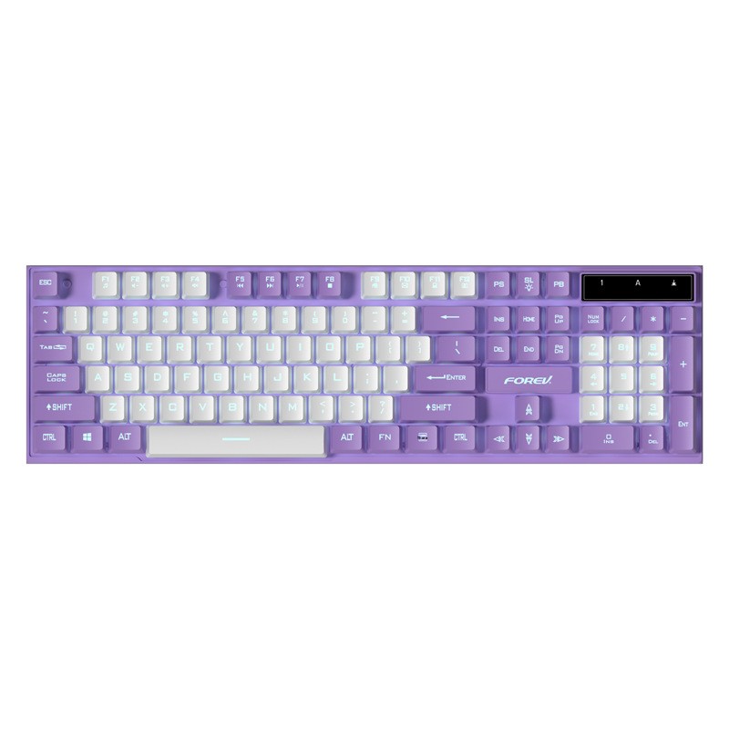 Clavier gamer filaire coloré avec rétroéclairage éclairé_voghion.com
