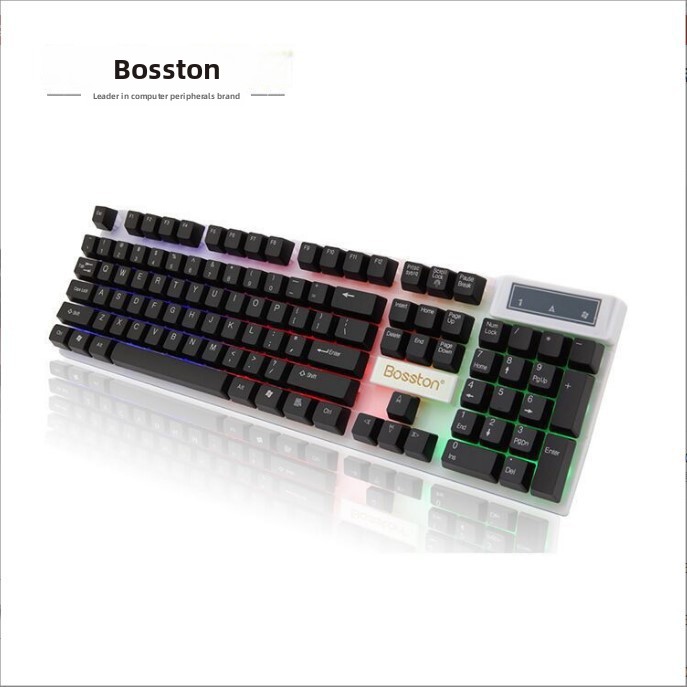 Factory Direct Supply Computer Mechanical Feel Floating Light Gaming Wired USB Keyboard Internet Cafe Wholesale_voghion.com