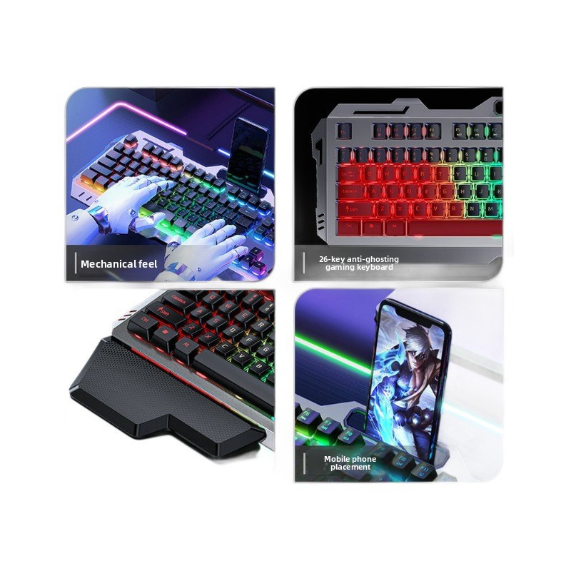 Cross-border Mechanical Tea Switch Feel Headset Set Laptop Wired Keyboard Mouse Gaming_voghion.com