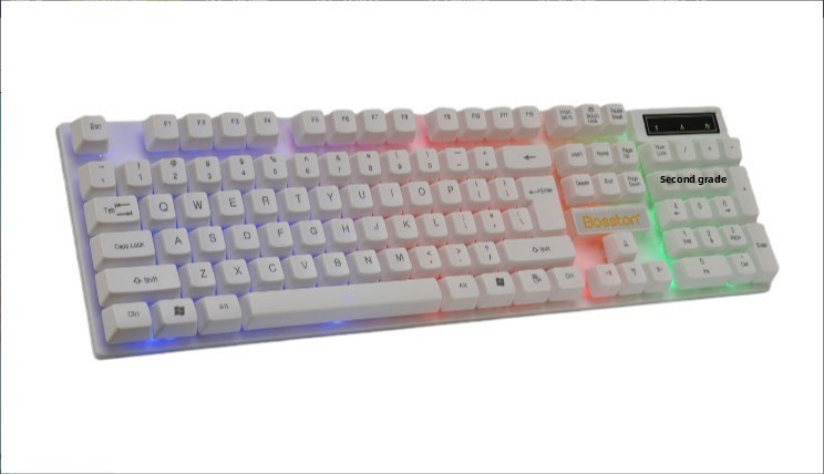 Factory Direct Supply Computer Mechanical Feel Floating Light Gaming Wired USB Keyboard Internet Cafe Wholesale_voghion.com