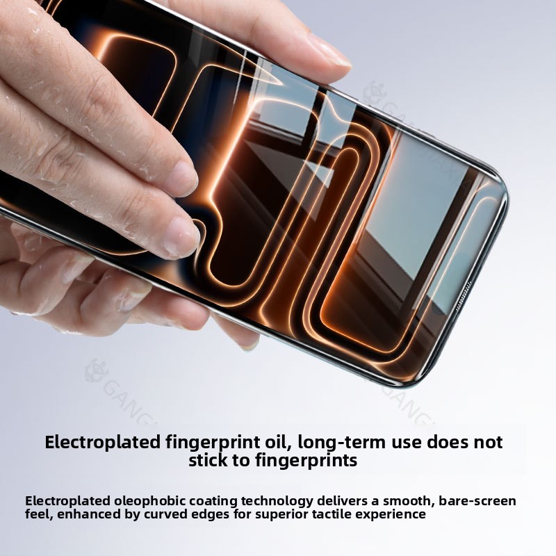 Película protectora antirreflectante AR templada apta para iPhone 17 Pro, película protectora 3D termocurable Corning 17PM para teléfonos móviles 16PM_voghion.com