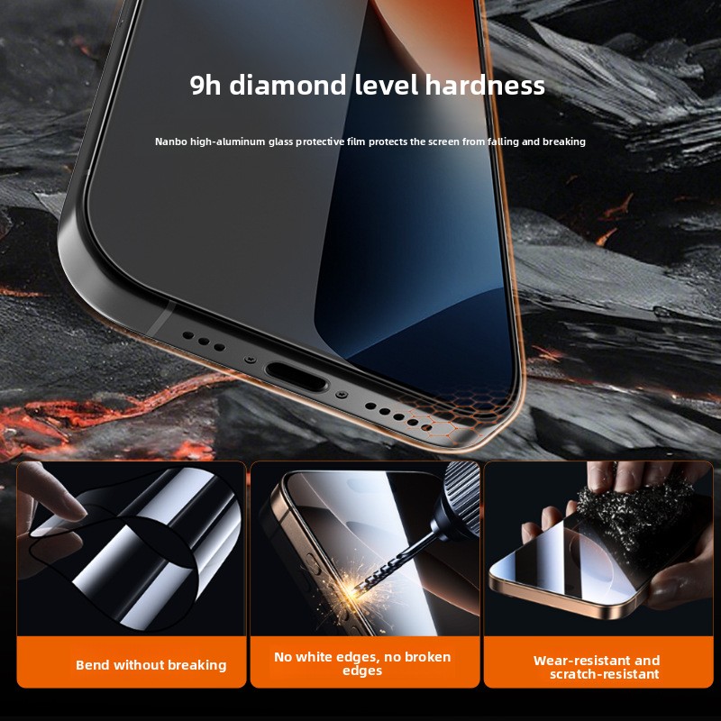 Suitable For Iphone IPhone 17 Mobile Phone Screen Protector, Anti-peep, Dust-free Warehouse, Customized Tempered_voghion.com