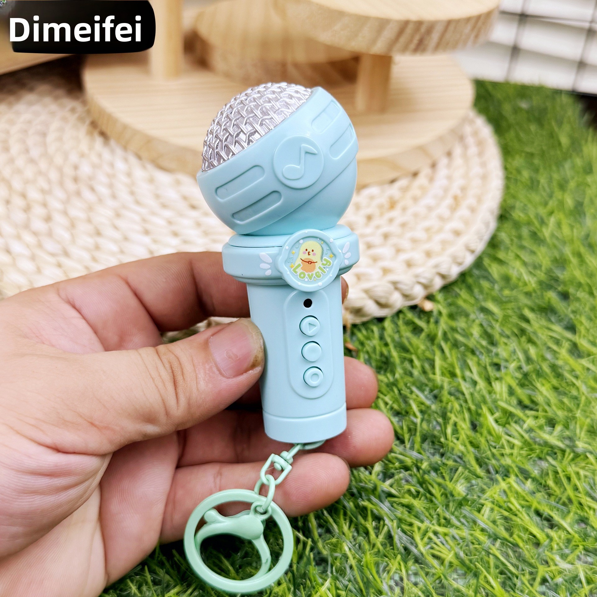 Kindersleutelhanger met multifunctionele opnamemicrofoon, schattige tashanger, prachtig, creatief, grappig, internetberoemdheid_voghion.com