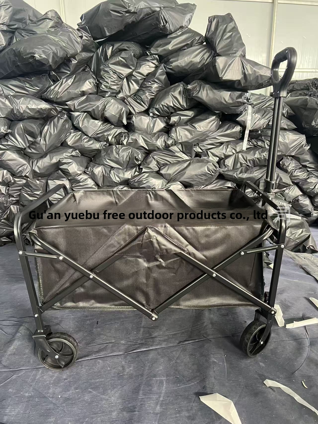 Chariot de pique-nique d'extérieur, chariot de livraison, chariot de camping pliable_voghion.com