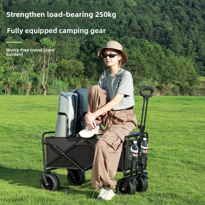 Fällbar utomhus campingvagn med bord för picknick_voghion.com