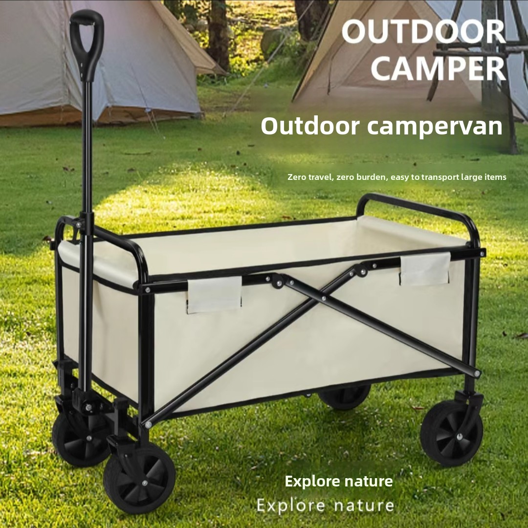 Wholesale Outdoor Home Camping Stall Foldable Picnic Portable Small Push Hand Pull Cart_voghion.com