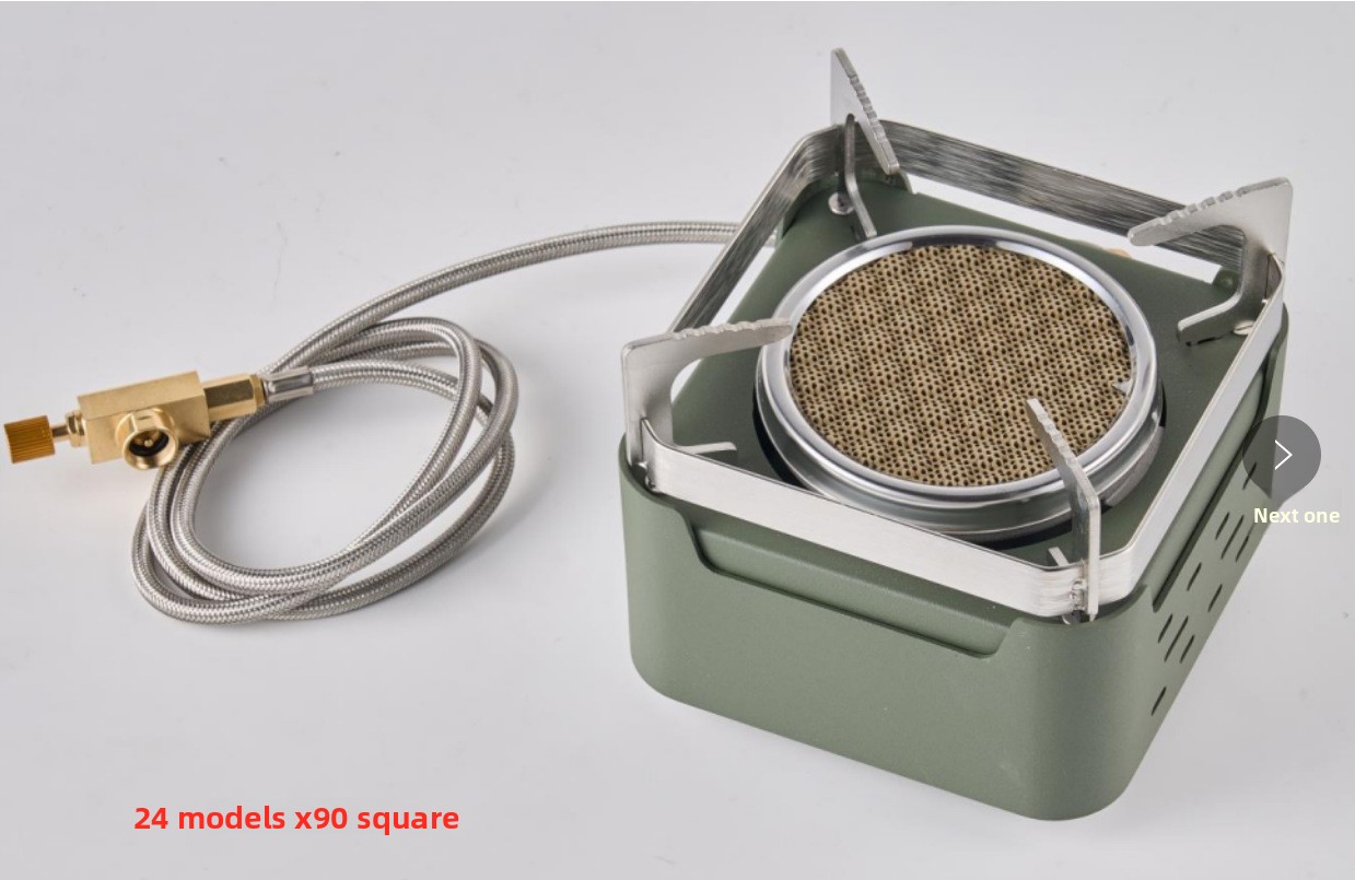 Casserole à thé transfrontalière, bouilloire pour barbecue, ustensiles de cuisine de camping, mini réchaud à gaz portable haute température_voghion.com