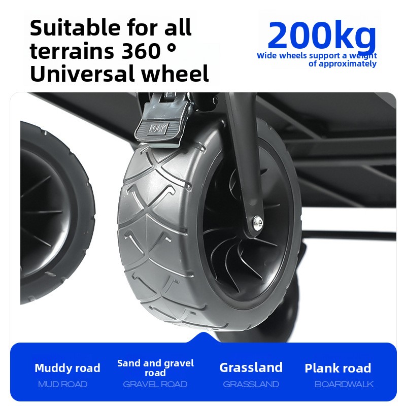 Kokkupandav matkakäru käru väliüritusteks ja sisseostudeks_voghion.com