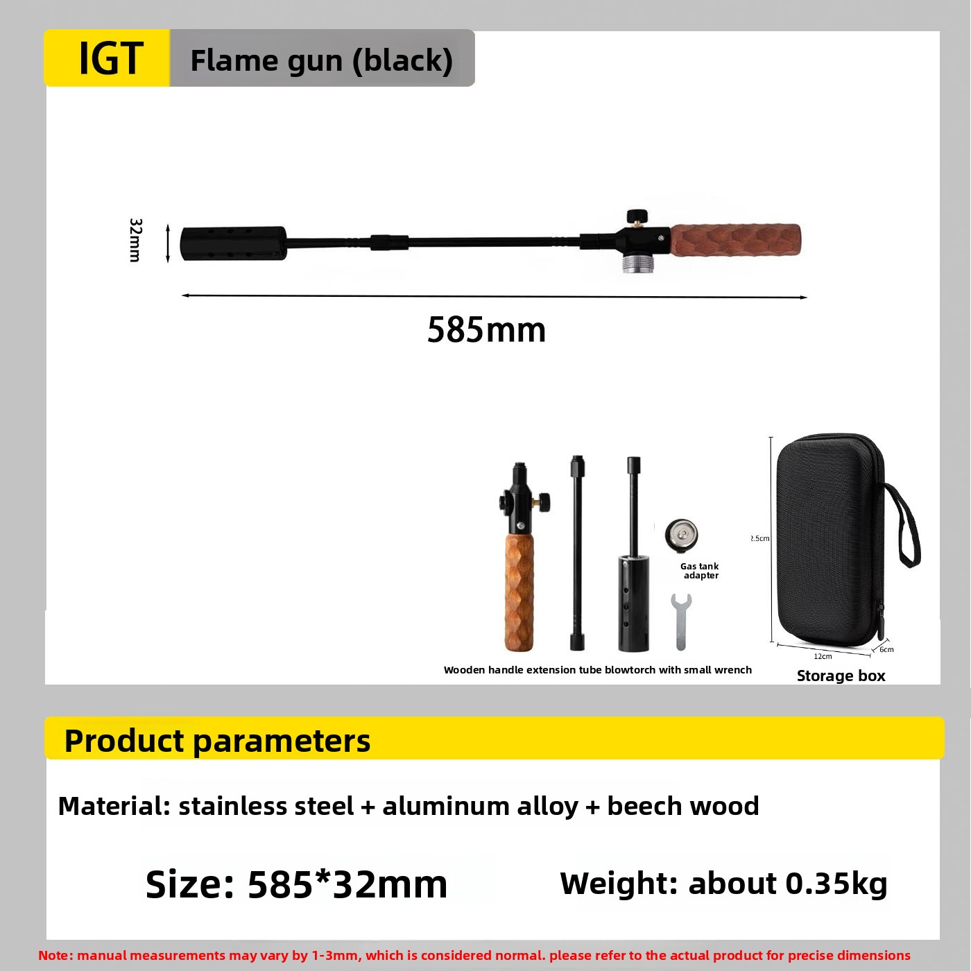 Estojo de proteção antichoque para maçarico de camping_voghion.com