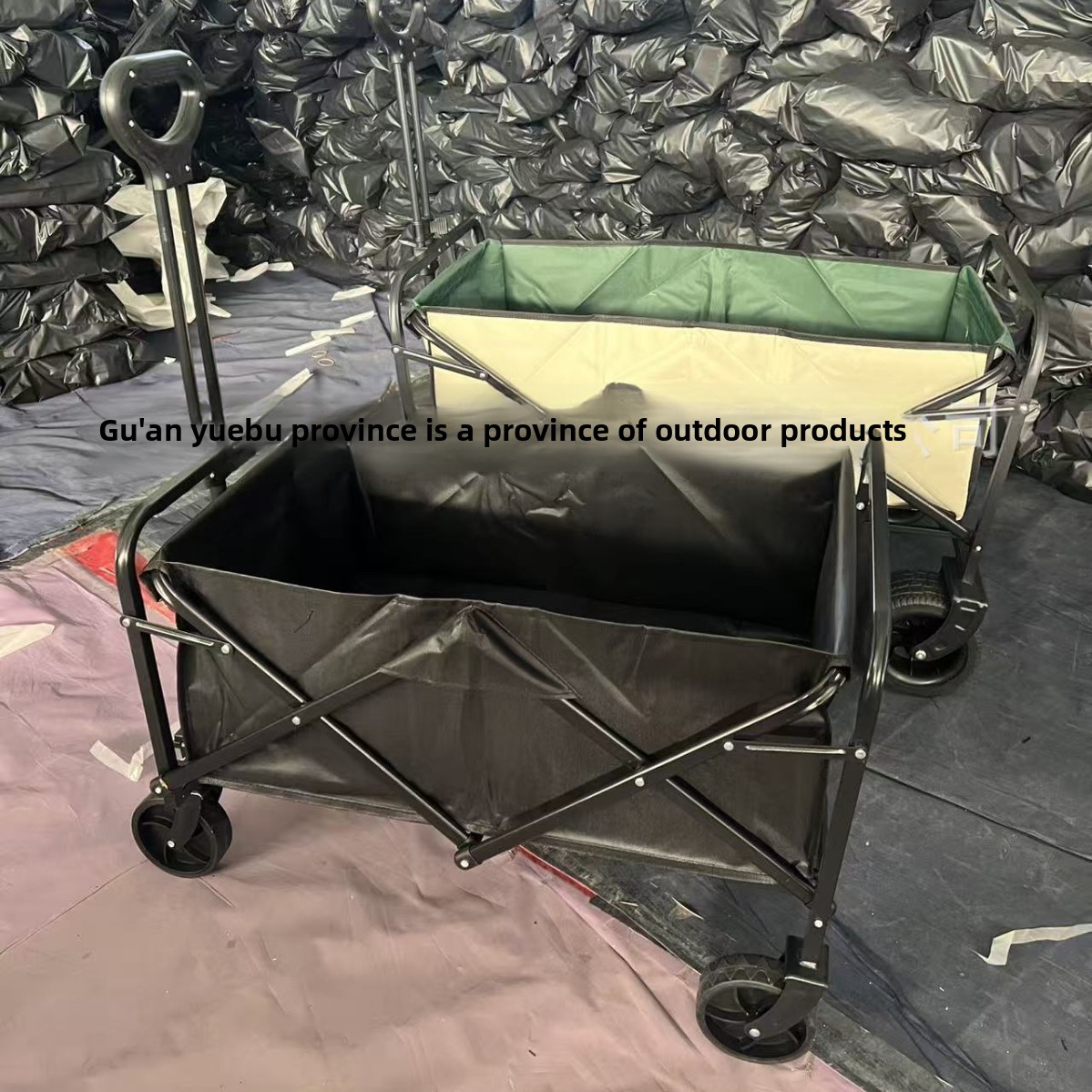Chariot de pique-nique d'extérieur, chariot de livraison, chariot de camping pliable_voghion.com