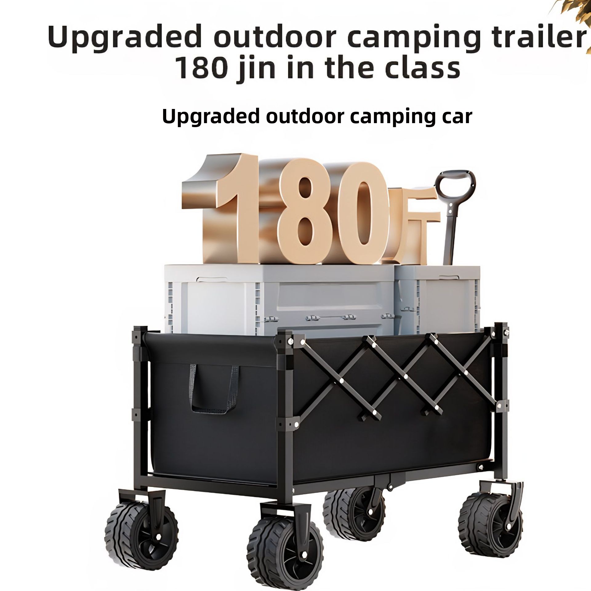 Cross-border Outdoor Children's Camping New Model For Gatherings, Stall Cart, Foldable Small Cart_voghion.com