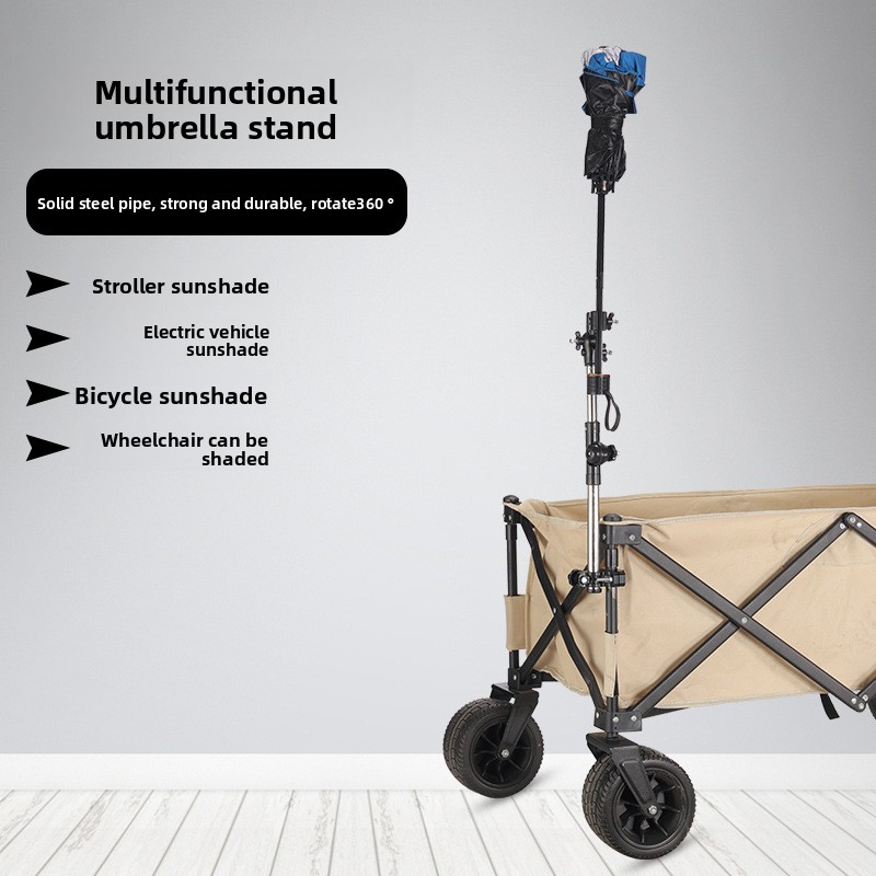 Kamp Arabası, Katlanır Sandalye Sehpası, Kamp Römorku, Taşıma Arabası, Bisiklet Şemsiye Sehpası_voghion.com