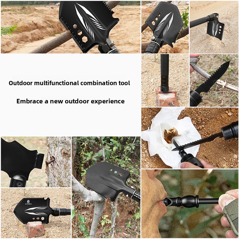 Multifunctional Folding Shovel Axe For Camping And Outdoor Use_voghion.com
