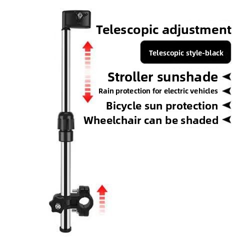 Taburete de camping plegable con carro y soporte para sombrilla_voghion.com