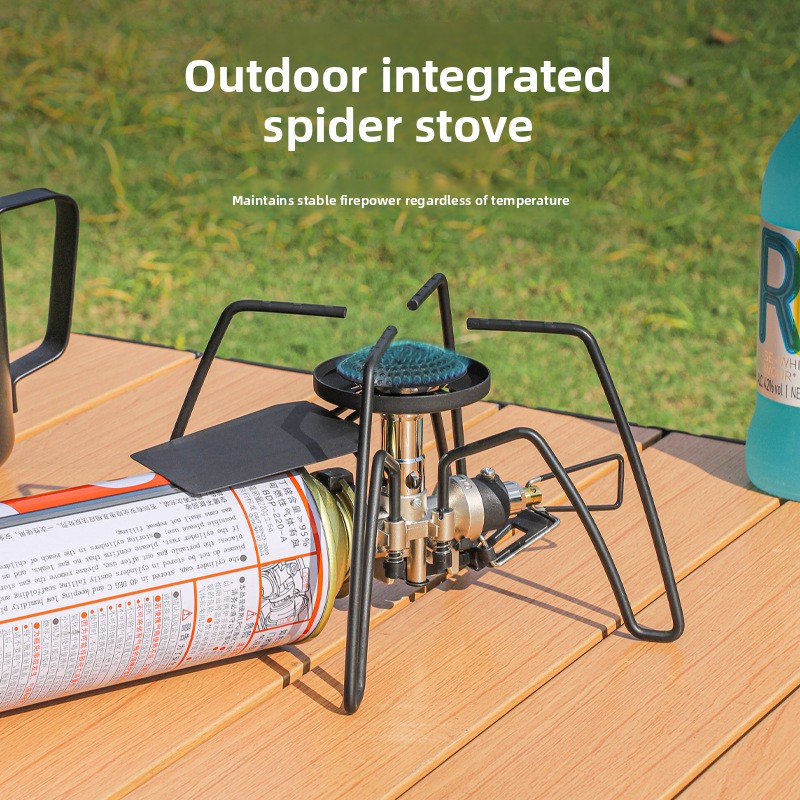 Arzător de camping pe gaz rezistent la vânt putere reglabilă_voghion.com