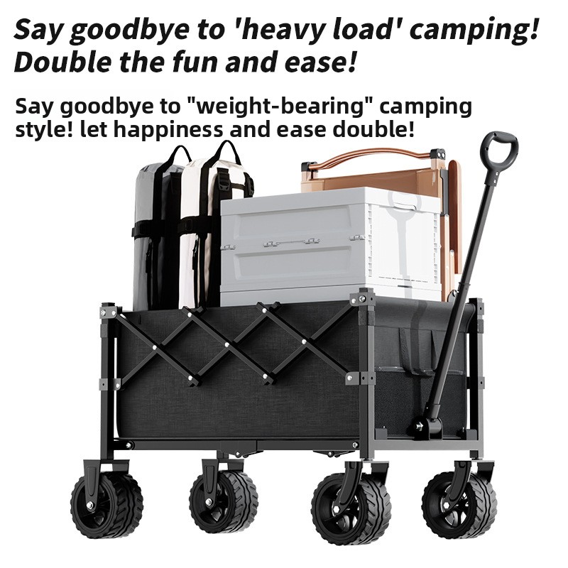Cross-border Outdoor Children's Camping New Model For Gatherings, Stall Cart, Foldable Small Cart_voghion.com