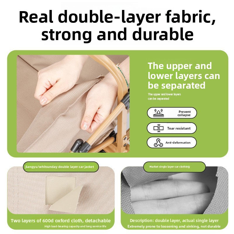 Hopfällbar campingvagn för utomhusstånd och picknick_voghion.com