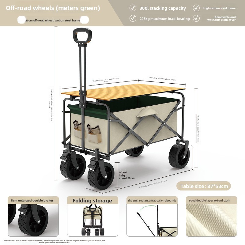 Sammenklappelig campingvogn til picnic og markedsboder_voghion.com