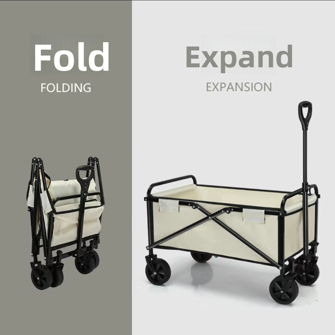 Wholesale Outdoor Home Camping Stall Foldable Picnic Portable Small Push Hand Pull Cart_voghion.com