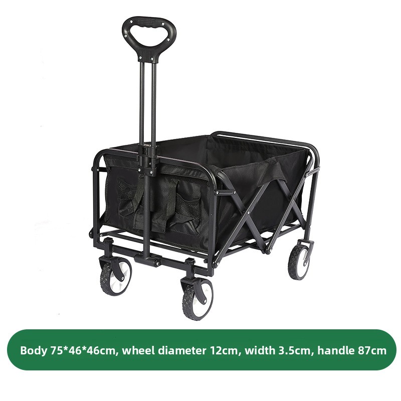 Großer, verstellbarer Campingwagen für Kinder, faltbar und mit Dach_voghion.com