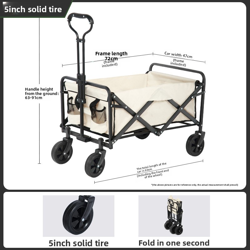 Kokkupandav matkakäru käru väliüritusteks ja sisseostudeks_voghion.com