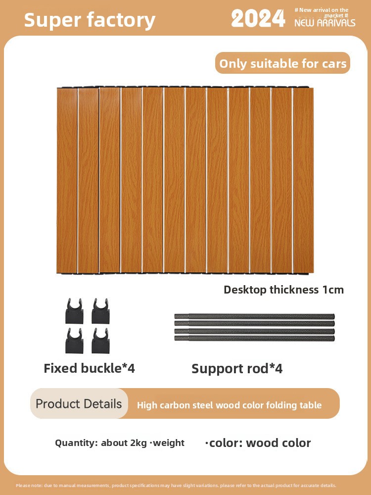 Camp Trailer Foldable Night Market Stall Mobile Hand-Pulled Outdoor Camping Picnic Cart_voghion.com