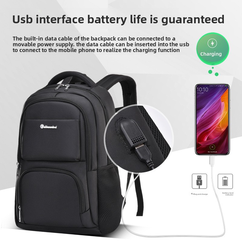 Herren Business Rucksack Mit Laptopfach Für Reise Und Freizeit_voghion.com