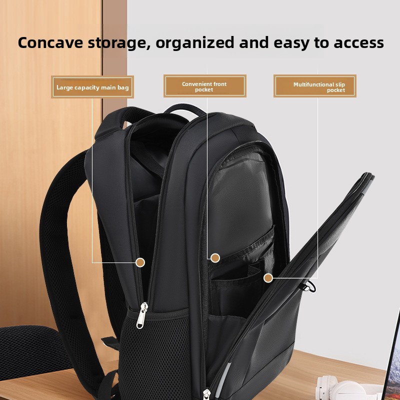 Customized Business Backpack For Men, Casual Multifunctional Laptop Backpack, Corporate Welfare Gift With Custom Logo_voghion.com