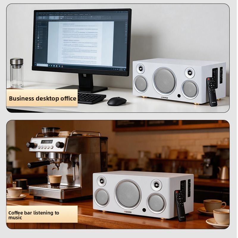 Shanshui S280 Bluetooth Wireless Subwoofer Home Theater Speaker TV Cinema Desktop All-in-One Computer Audio System_voghion.com