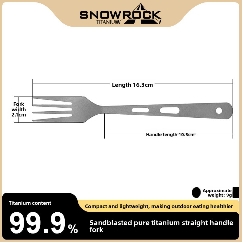 Factory Dict Pu Titanium Dual-Use And Fork Integrated Portable Spoon Outdoor Picnic Camping Multi-Functional_voghion.com
