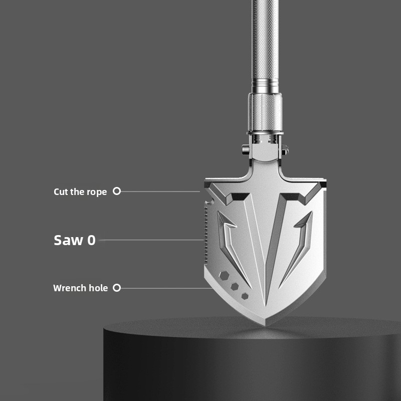 Outdoor Set Military Gear Camping Folding Multi-Functional Engineer Shovel_voghion.com