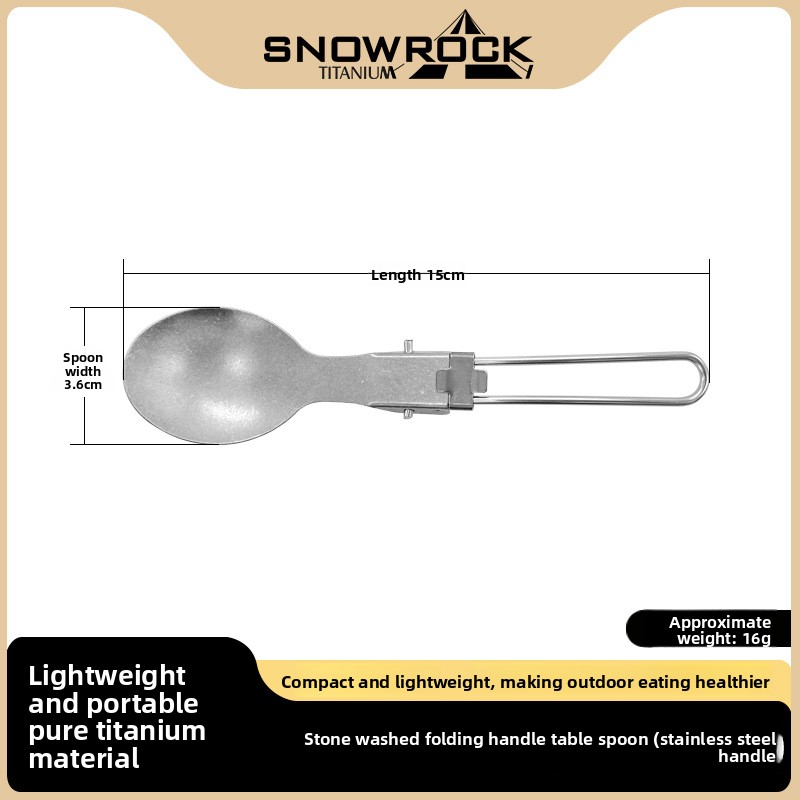 Factory Dict Pu Titanium Dual-Use And Fork Integrated Portable Spoon Outdoor Picnic Camping Multi-Functional_voghion.com