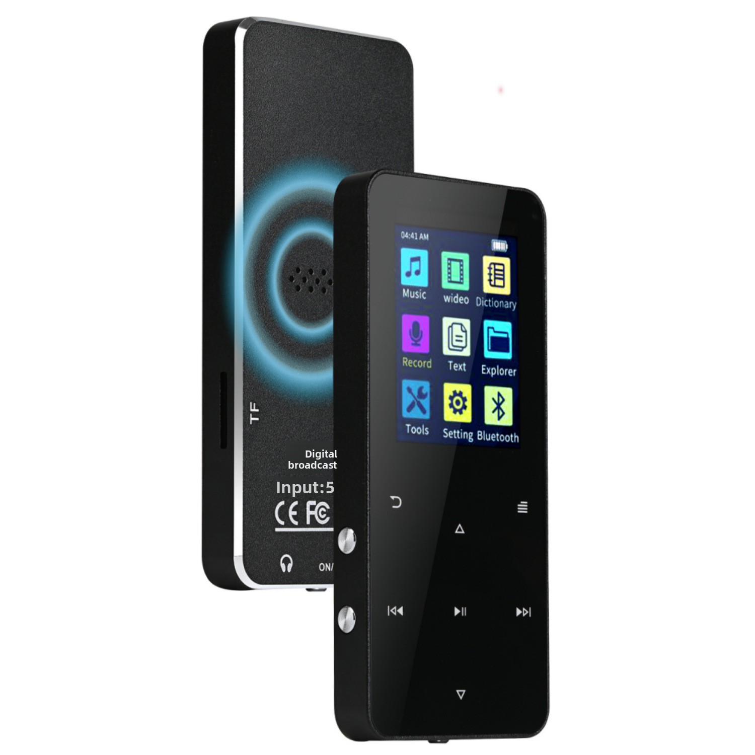 Tragbarer Mp3-player Mit Bluetooth Touchscreen Und Aufnahme_voghion.com