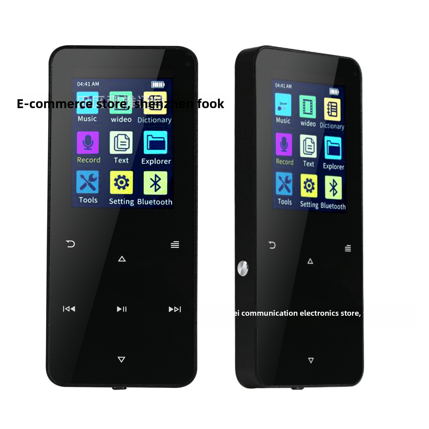 Foreign Trade Metal Bluetooth MP3 Student Portable MP4 Lossless Music Player Touch Screen Recording Card Slot_voghion.com