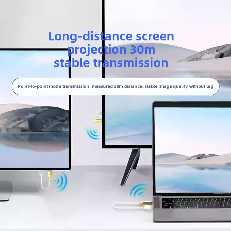 Estensore HDMI per video ad alta definizione 4K, laptop, TV, schermo wireless, proiettore_voghion.com