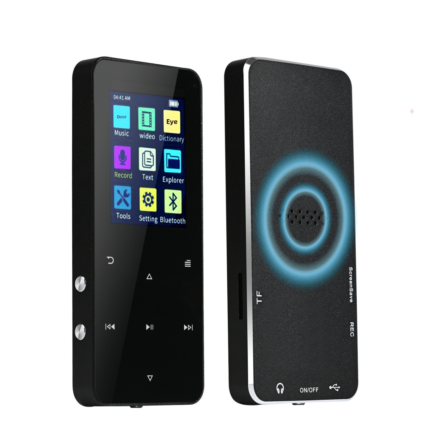 Tragbarer Mp3-player Mit Bluetooth Touchscreen Und Aufnahme_voghion.com