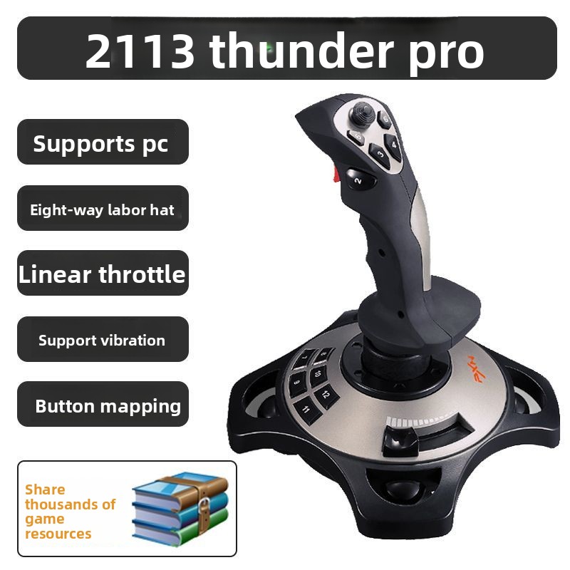 Manette de vol Laisida pour PC compatible avec Microsoft Simulator 2020, Ace Combat, X-Plane, Unlocked Flight Simulator et Thunder._voghion.com