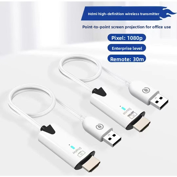 Estensore HDMI per video ad alta definizione 4K, laptop, TV, schermo wireless, proiettore_voghion.com