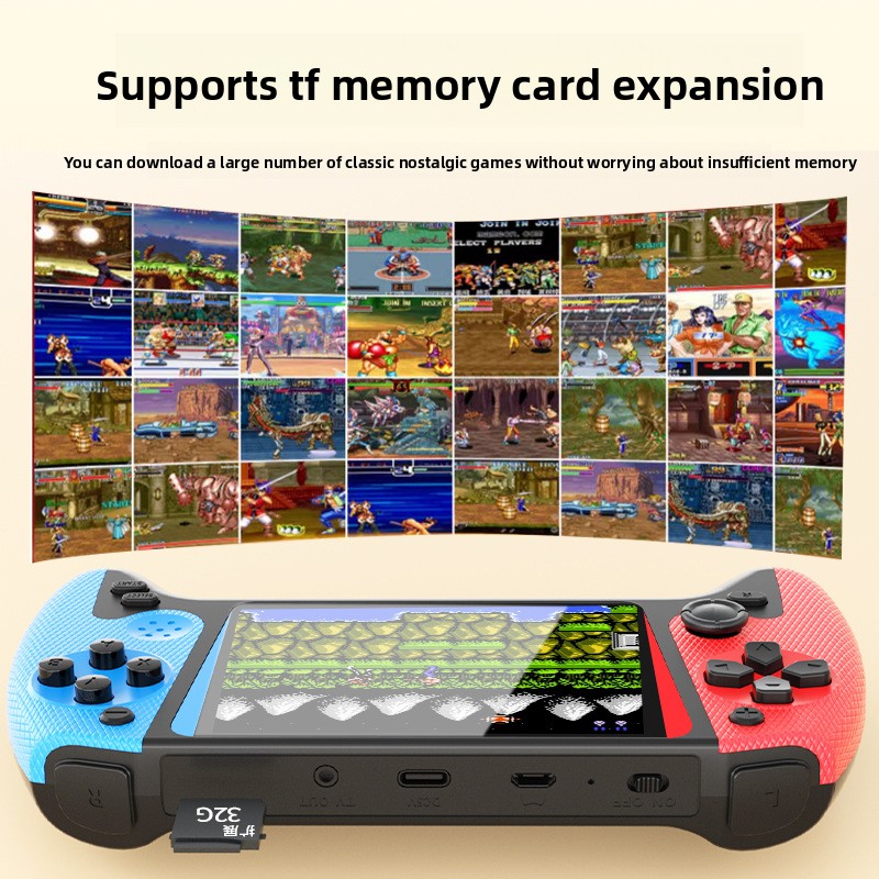 Console di gioco portatile retro 500-in-1 arcade due giocatori_voghion.com
